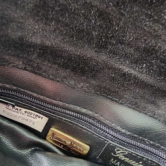 Neiman Marcus Leather Suede Rhinestoned bag - Picture 3 of 3